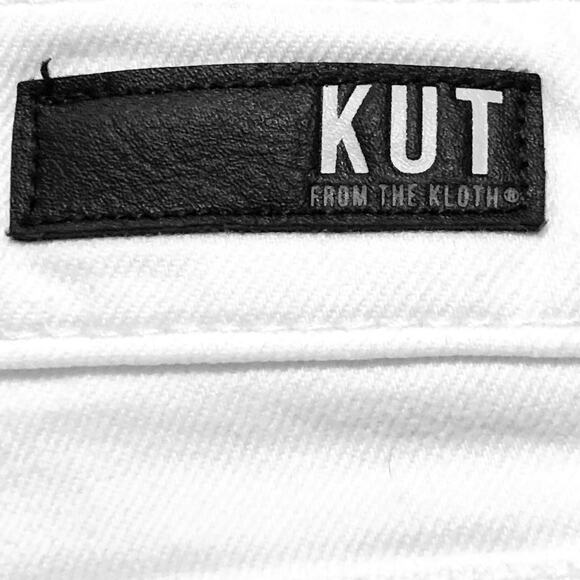 Kut From the Kloth Womens Jeans 18W Catherine Slouchy Boyfriend White Stretch - Picture 13 of 16